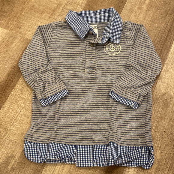 (5 for $25) Baby Gap 100% cotton long sleeve shirt - Picture 1 of 5